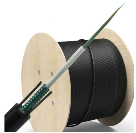Buitenvezel-optische kabel GYXTW 12 Core Uni-Tube Light Aerial Single Mode