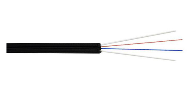 4 Core Indoor Single Mode G657A GJXFH LSZH Jacket FTTH Glasvezel Drop Cable