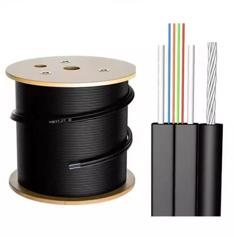 GJYXFCH 4 vezels FTTH binnenshuis buiten FRP Strength Member Optic Drop Cable
