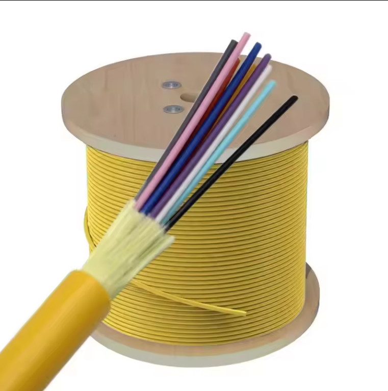 Tight Buffe PVC LSZH Schede Indoor optische kabel GJFJV 4-48 Core