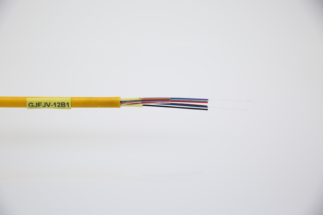 Tight Buffe PVC LSZH Schede Indoor optische kabel GJFJV 4-48 Core