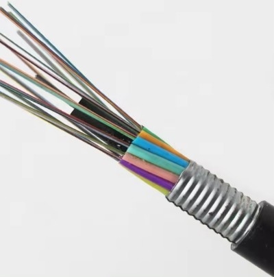 Buitengrondkabel GYTA 144 Kernvezeloptische kabel losstaande buis gestreepte pantser