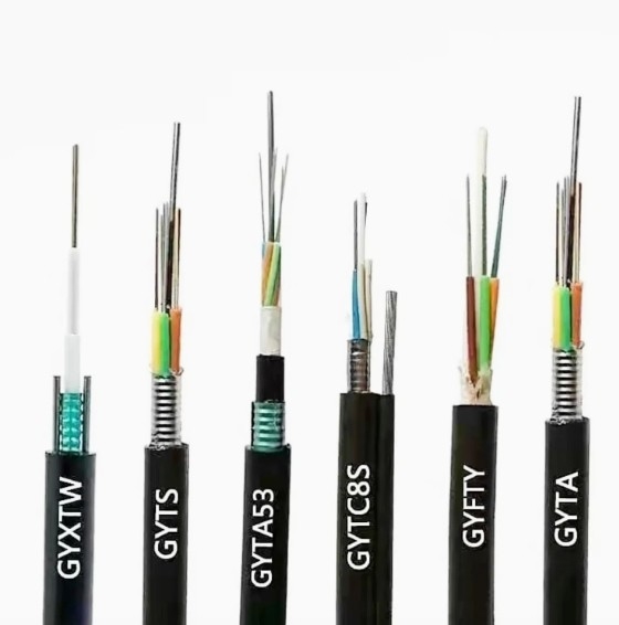 6-144 Cores Network Data Signal Transmission Outdoor Glasvezelkabel met aanpassingsdiensten
