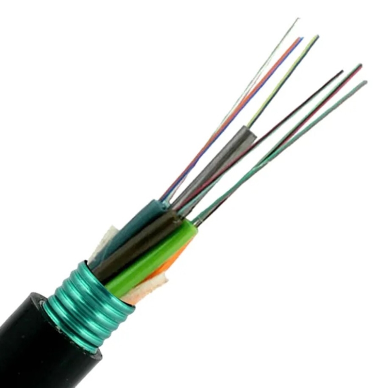 Optische kabel van staal, gebrandmerkt buiten GYTS 2-144f, losstaand buis-strengtype