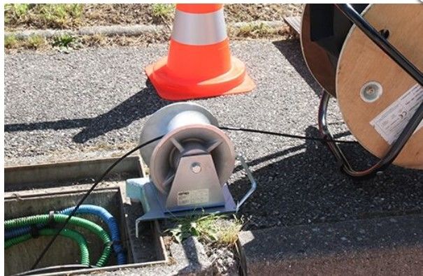 Direct begraven glasvezelkabel voor direct begraven toepassingen -20- 70°C Structuur SZ Stranded Loose Tube