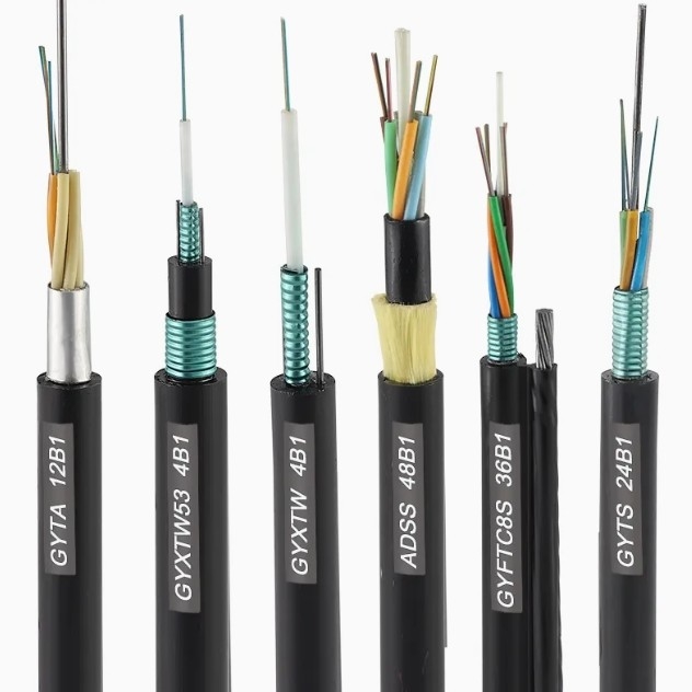 Hoge knalweerstand Direct Bury Fiber Cable Installatie Aluminium legering Gepantserde kabel GYTA53