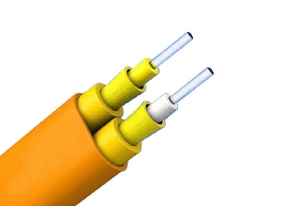 Eenvoudige/meerdere modus binnenvezeloptische kabel met een sterkte-lid van aramide-garens en PVC/LSZH-inwendige omhulsel
