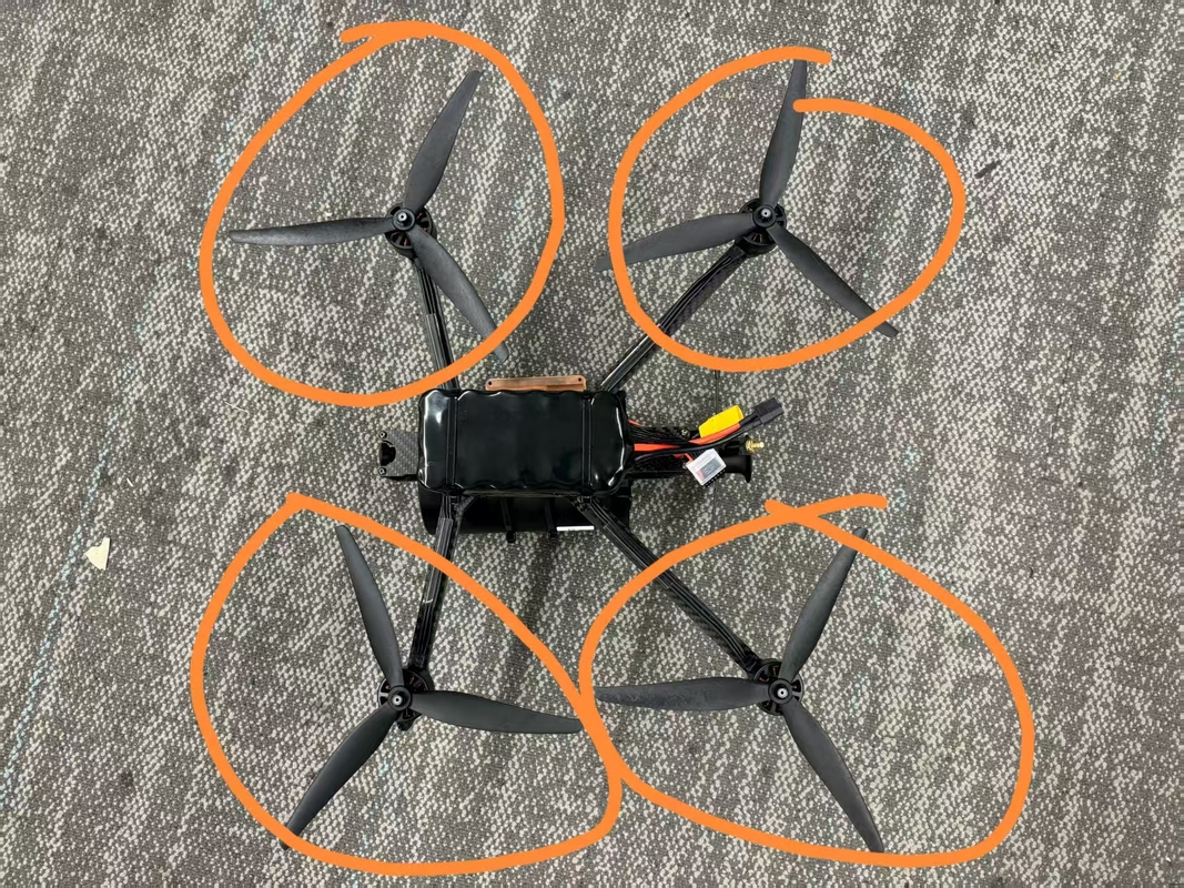 17 inch FPV-drone Lang bereik High Power FPV Racing Drone 12 kg laadvermogen