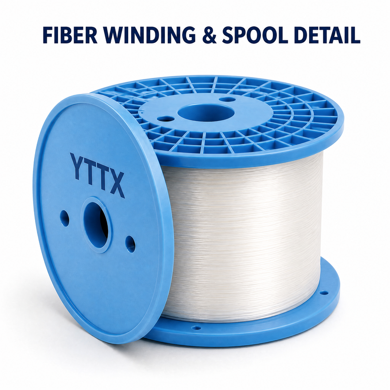 FPV Glasvezel SM glasvezel G657A1 50/60KM Treksterkte 60-70N Ultra-lage demping