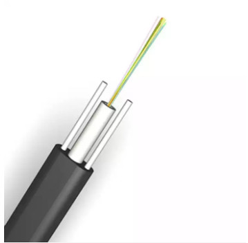 Buistype van YTTX FTTH Losse Vlakke de Kabel Binnen Openluchtkern 4 8 12 van de Vezel Optische Daling