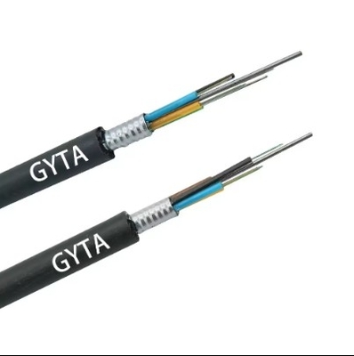 Buitengrondkabel GYTA 144 Kernvezeloptische kabel losstaande buis gestreepte pantser