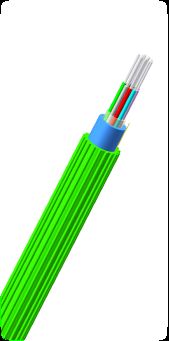 HDPE-mantel luchtgeblazen microkabel 2000m blaasafstand